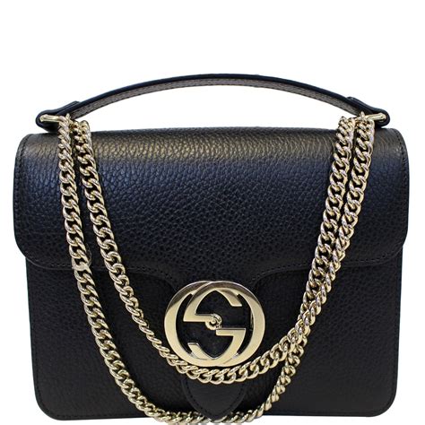 gucci black cross bag